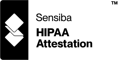 Sensiba HIPAA attestation